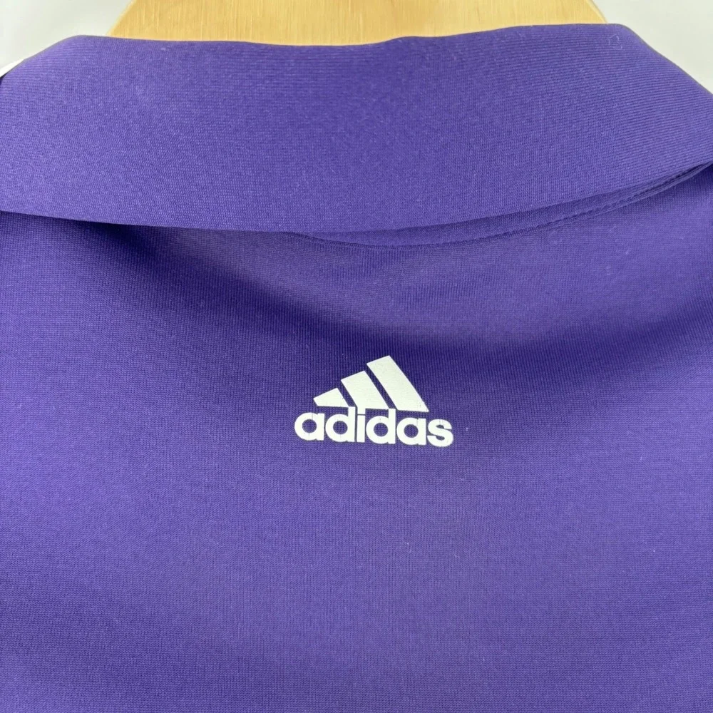 Adidas Puremotion Golf Polo Mens Large Purple Heather Grey Ruby Hill Golf Club